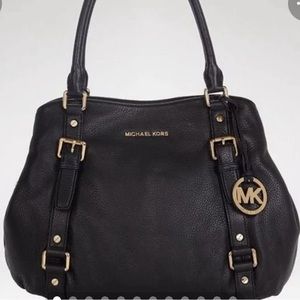 Michael Kors Bedford Legacy Pebbled Leather Satchel